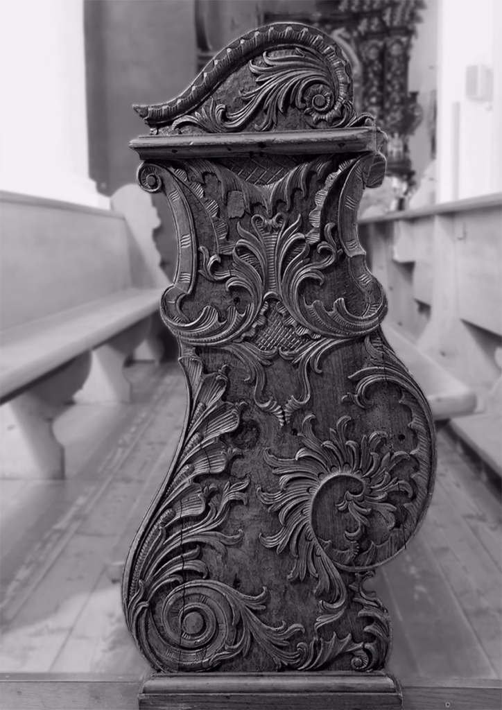 Print 01 PS Pew End StMichael Basilica Mondsee, pudsey camera club